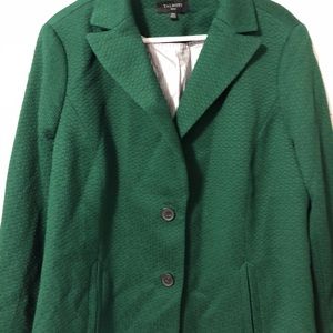 Talbots size 20w green blazer